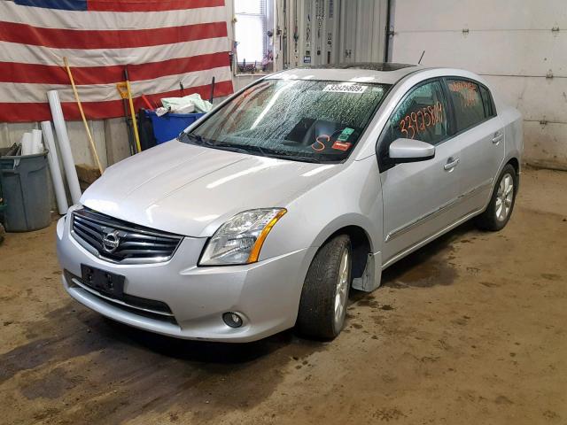 3N1AB6AP5AL689988 - 2010 NISSAN SENTRA 2.0 SILVER photo 2