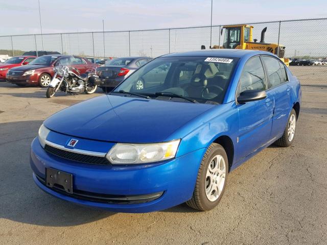 1G8AJ52F54Z199462 - 2004 SATURN ION LEVEL BLUE photo 2