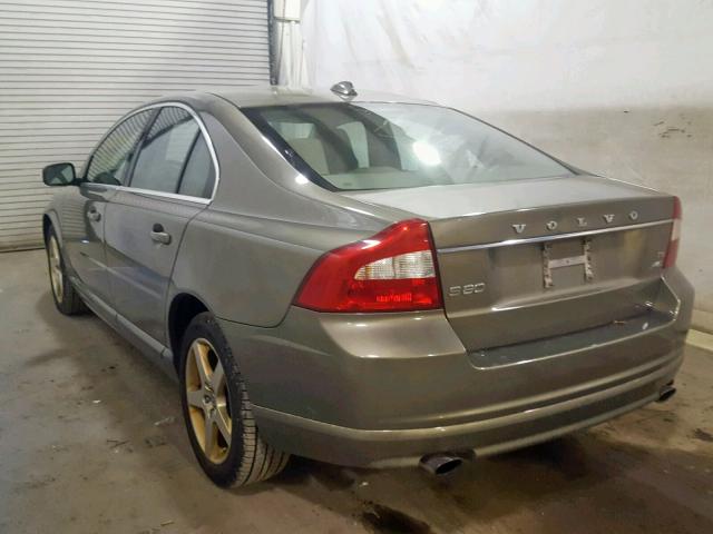 YV1AH992191093232 - 2009 VOLVO S80 T6 GREEN photo 3