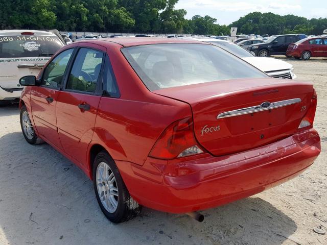 1FAFP3839YW402328 - 2000 FORD FOCUS ZTS RED photo 3