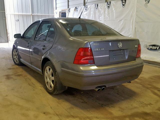 3VWTH69M13M016060 - 2003 VOLKSWAGEN JETTA GLX GRAY photo 3