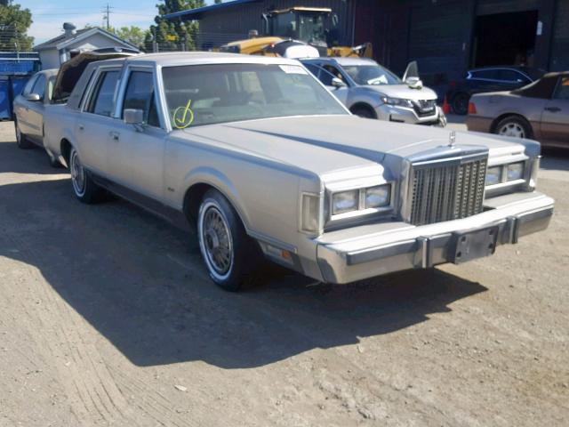 1LNBP96F5FY647620 - 1985 LINCOLN TOWN CAR SILVER photo 1