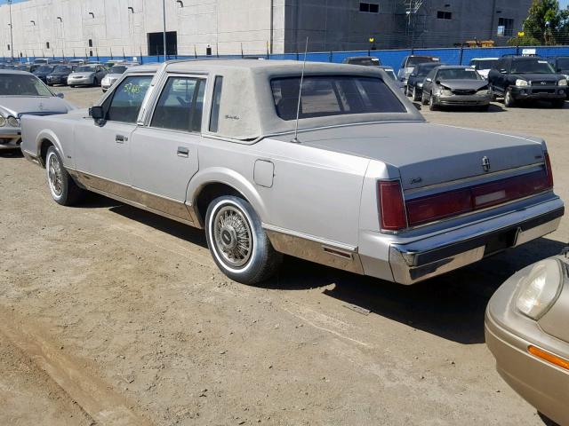 1LNBP96F5FY647620 - 1985 LINCOLN TOWN CAR SILVER photo 3