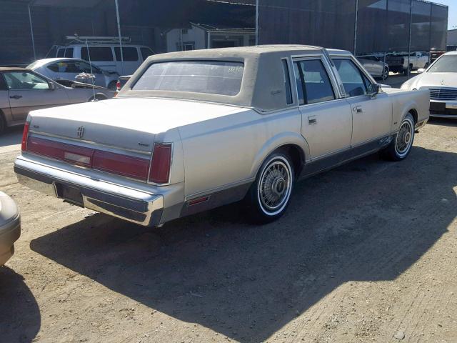 1LNBP96F5FY647620 - 1985 LINCOLN TOWN CAR SILVER photo 4