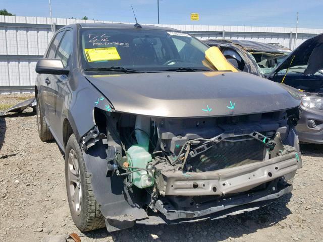 2FMDK3JC0DBA14647 - 2013 FORD EDGE SEL GRAY photo 1