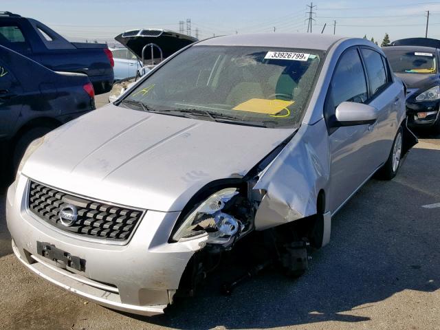 3N1AB61E59L630112 - 2009 NISSAN SENTRA 2.0 SILVER photo 2