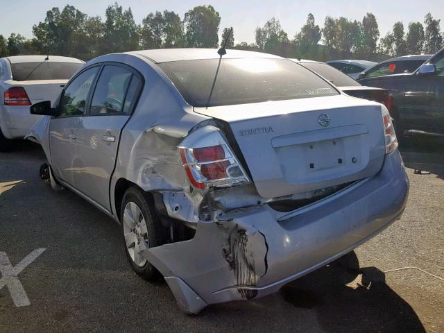 3N1AB61E59L630112 - 2009 NISSAN SENTRA 2.0 SILVER photo 3