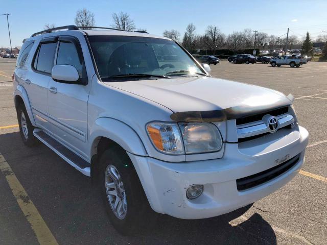 5TDBT48A75S247556 - 2005 TOYOTA SEQUOIA LI WHITE photo 1