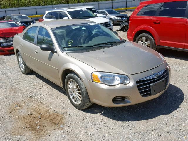 1C3EL46X84N209217 - 2004 CHRYSLER SEBRING LX BEIGE photo 1