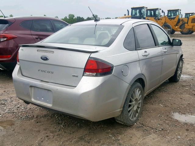 1FAHP3GN9AW118408 - 2010 FORD FOCUS SES SILVER photo 4