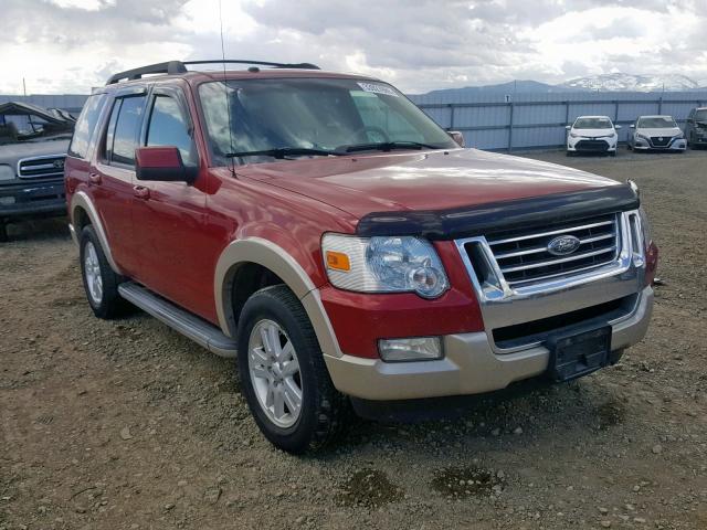 1FMEU74E59UA10114 - 2009 FORD EXPLORER E RED photo 1