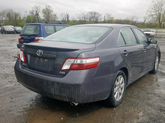 4T1BB46K38U051317 - 2008 TOYOTA CAMRY HYBR GRAY photo 4