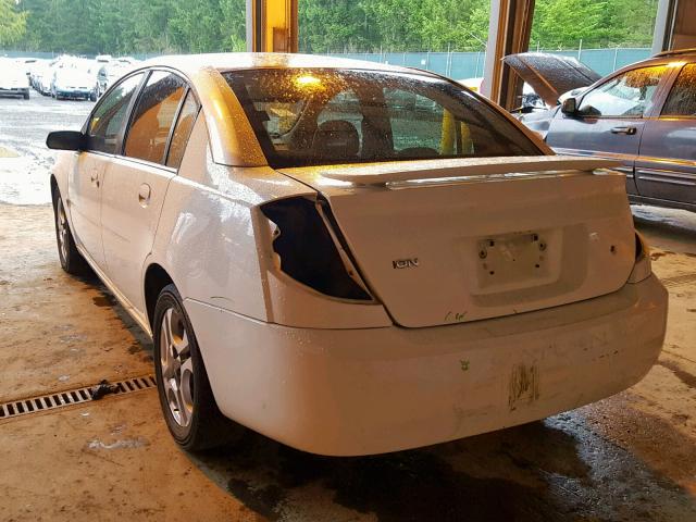 1G8AL52F13Z116120 - 2003 SATURN ION LEVEL WHITE photo 3