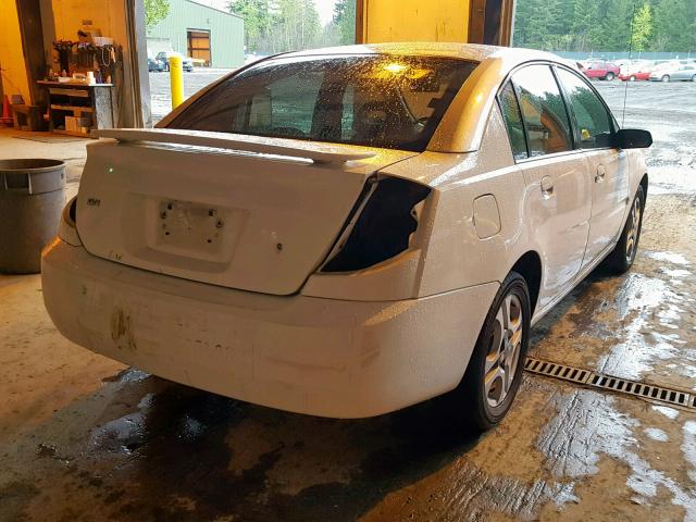 1G8AL52F13Z116120 - 2003 SATURN ION LEVEL WHITE photo 4