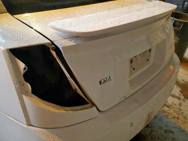 1G8AL52F13Z116120 - 2003 SATURN ION LEVEL WHITE photo 9