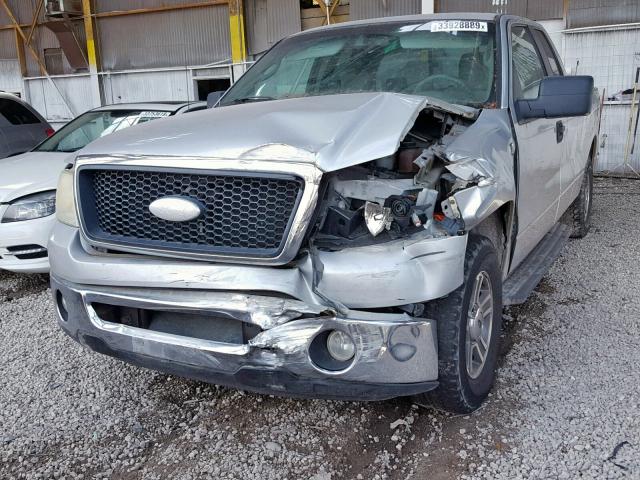 1FTPX12V67FA27431 - 2007 FORD F150 SILVER photo 2