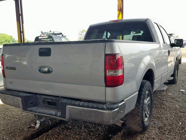 1FTPX12V67FA27431 - 2007 FORD F150 SILVER photo 4