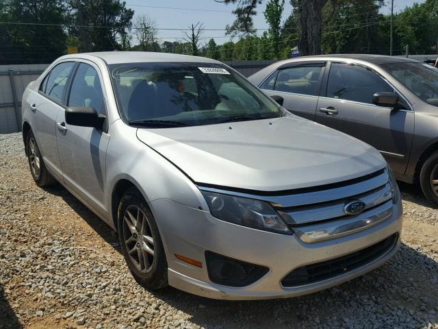 3FAHP0GA9AR252477 - 2010 FORD FUSION S SILVER photo 1