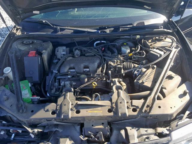 1G2WK52J22F161588 - 2002 PONTIAC GRAND PRIX BLACK photo 7