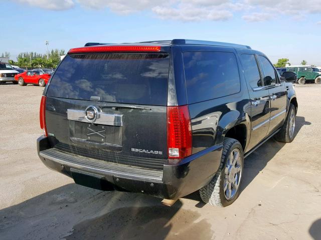 1GYS4JEF5BR225040 - 2011 CADILLAC ESCALADE E BLACK photo 4