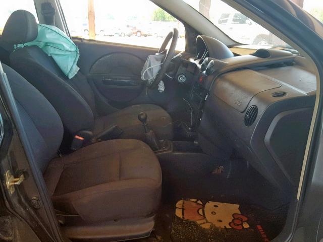 KL1TD66636B547915 - 2006 CHEVROLET AVEO BASE Қара фото 5