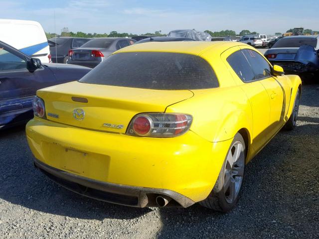 JM1FE173140108070 - 2004 MAZDA RX8 YELLOW photo 4