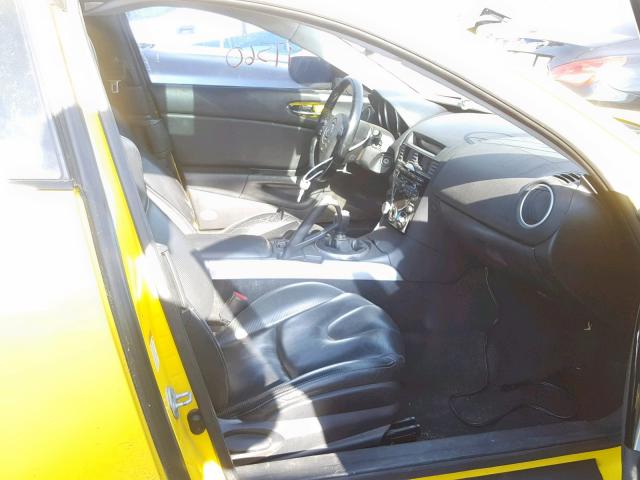 JM1FE173140108070 - 2004 MAZDA RX8 YELLOW photo 5