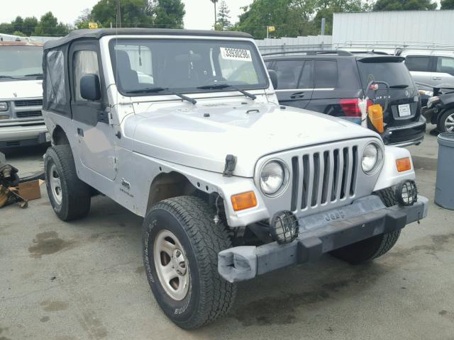 1J4FA29113P304815 - 2003 JEEP WRANGLER / SILVER photo 1