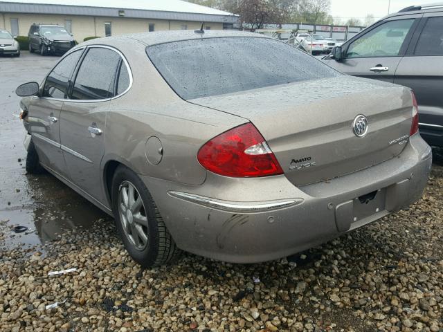 2G4WD582X71141427 - 2007 BUICK LACROSSE C BROWN photo 3