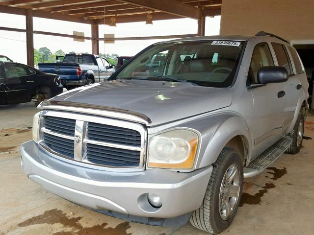 1D8HD58D75F555755 - 2005 DODGE DURANGO LI SILVER photo 2