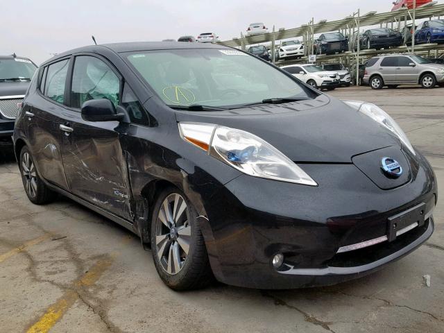 1N4AZ0CP9DC423270 - 2013 NISSAN LEAF S BLACK photo 1