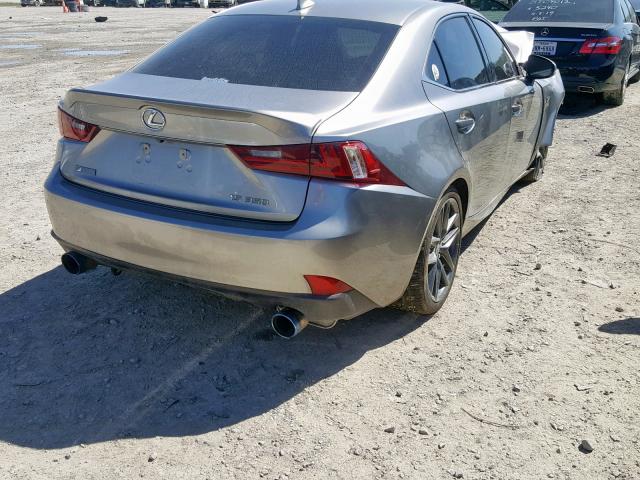 JTHBE1D26F5020355 - 2015 LEXUS IS 350 SILVER photo 4