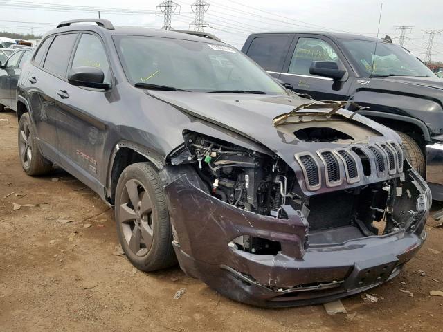 1C4PJLCB8GW274158 - 2016 JEEP CHEROKEE L GRAY photo 1