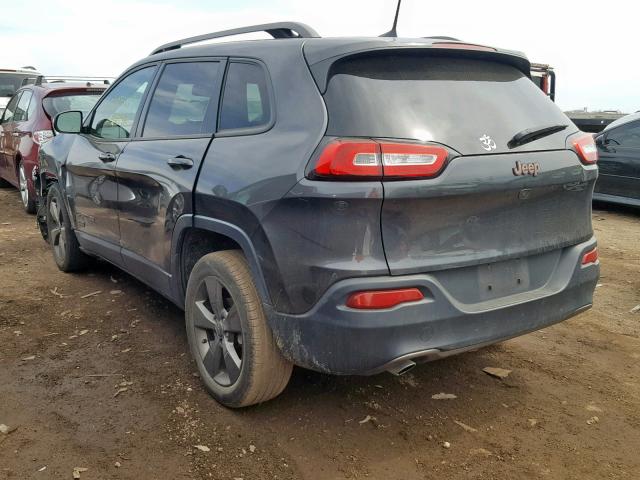 1C4PJLCB8GW274158 - 2016 JEEP CHEROKEE L GRAY photo 3