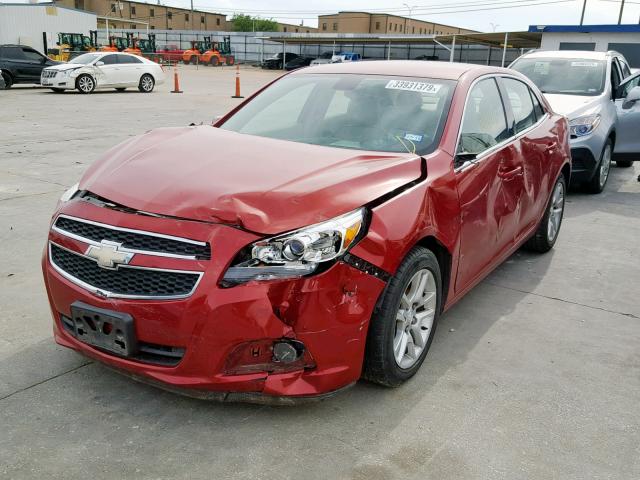 1G11F5RR3DF104768 - 2013 CHEVROLET MALIBU 2LT RED photo 2