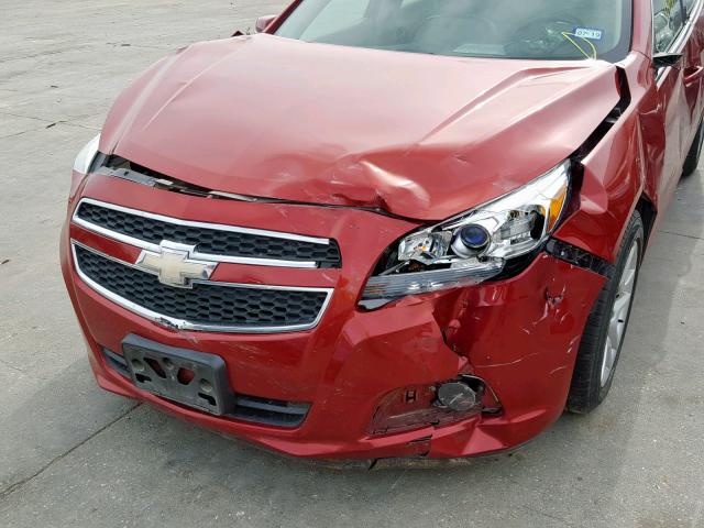 1G11F5RR3DF104768 - 2013 CHEVROLET MALIBU 2LT RED photo 9