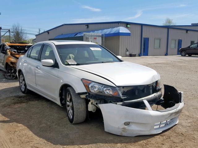 1HGCP36808A067843 - 2008 HONDA ACCORD EXL WHITE photo 1