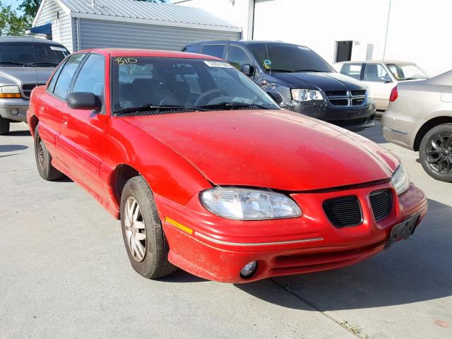 1G2NE52T0TC754082 - 1996 PONTIAC GRAND AM S RED photo 1