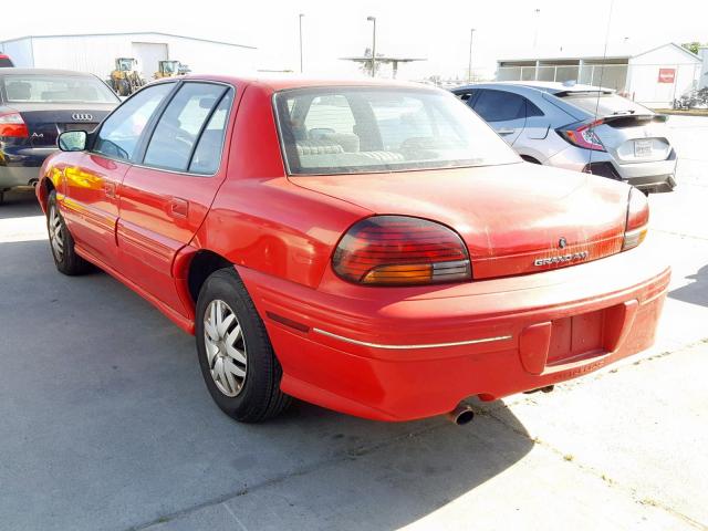 1G2NE52T0TC754082 - 1996 PONTIAC GRAND AM S RED photo 3