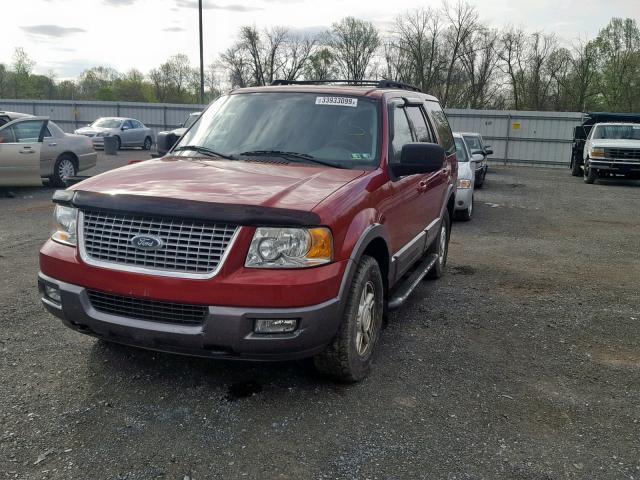 1FMPU16576LA30546 - 2006 FORD EXPEDITION RED photo 2