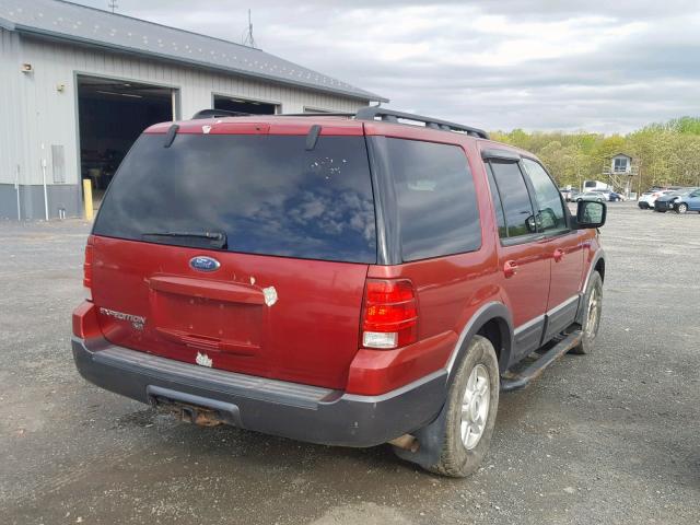 1FMPU16576LA30546 - 2006 FORD EXPEDITION RED photo 4