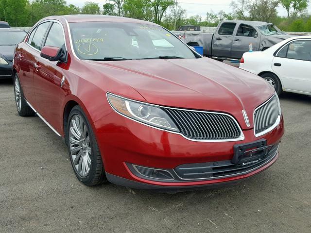 1LNHL9EK5DG604919 - 2013 LINCOLN MKS MAROON photo 1