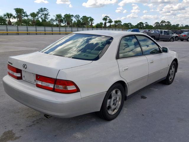 JT8BF28G510315574 - 2001 LEXUS ES 300 WHITE photo 4