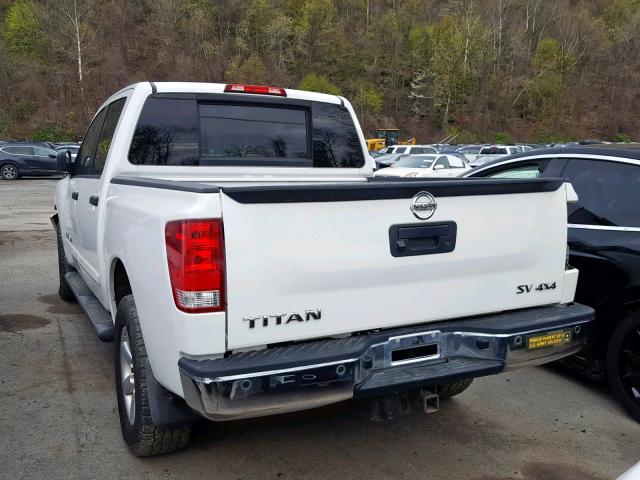 1N6AA0EC7EN513838 - 2014 NISSAN TITAN S WHITE photo 3