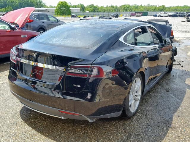 5YJSA1S21FF090523 - 2015 TESLA MODEL S 70 BLACK photo 4