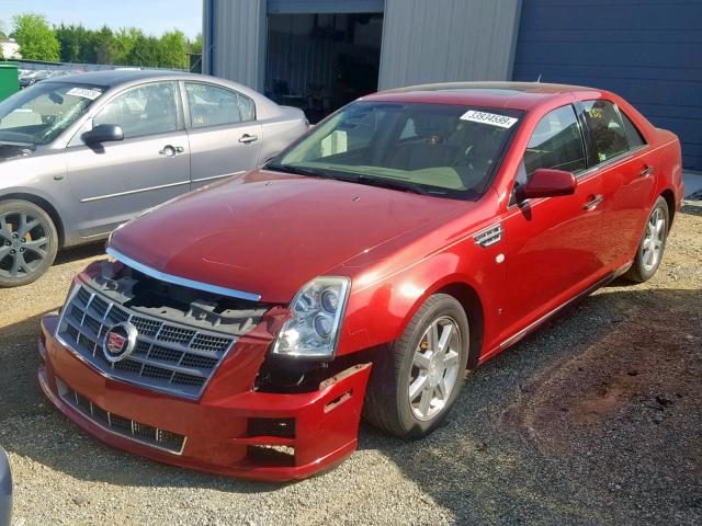 1G6DW67V880212986 - 2008 CADILLAC STS RED photo 2