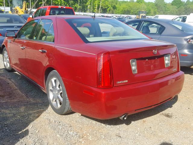 1G6DW67V880212986 - 2008 CADILLAC STS RED photo 3