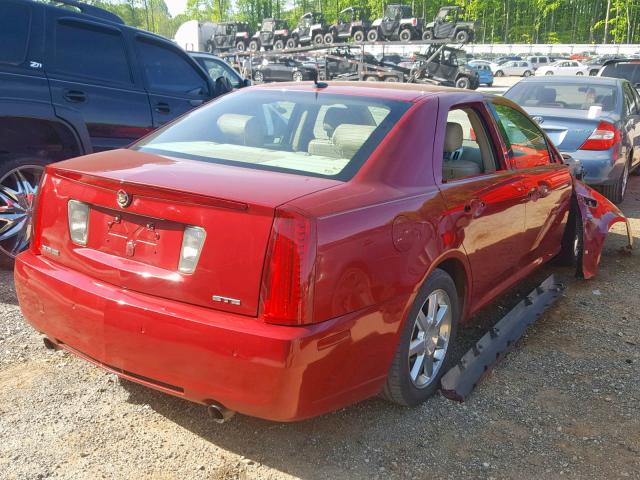 1G6DW67V880212986 - 2008 CADILLAC STS RED photo 4