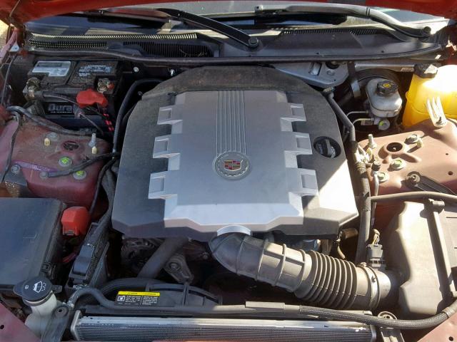 1G6DW67V880212986 - 2008 CADILLAC STS RED photo 7