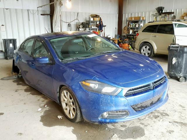 1C3CDFBA4DD346677 - 2013 DODGE DART SXT BLUE photo 1